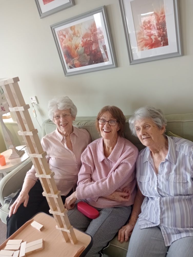 Castle Grange Care Home residents enjoy a Games Afternoon