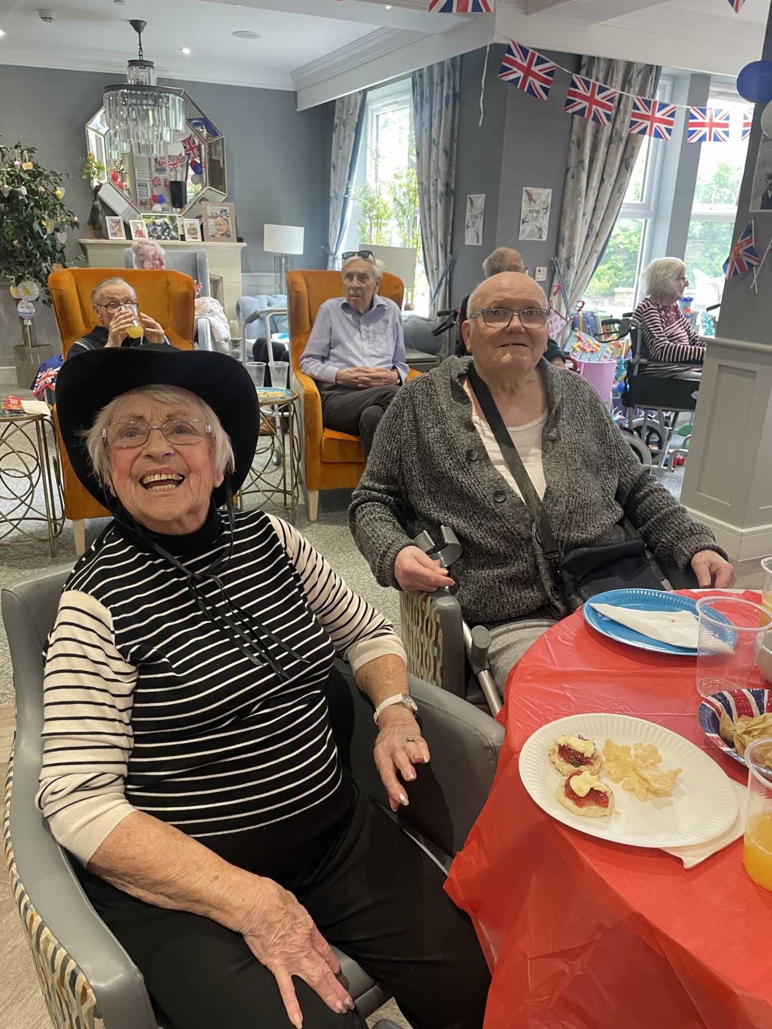 REsidents at Hutton Manor Care Home had a great time at the VE Day celebrations.