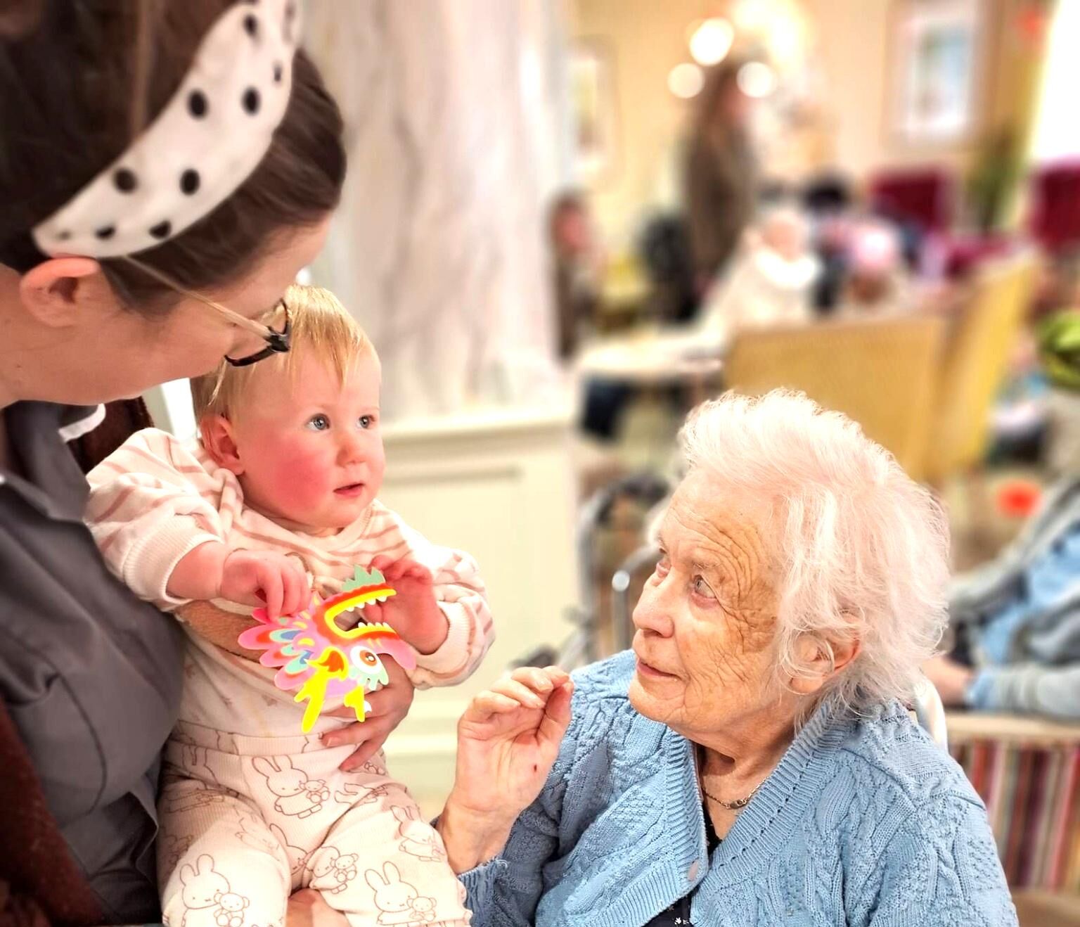 At Castle Grange Care Home, we recently had the pleasure of celebrating Chinese New Year with the wonderful children from Mana Nursery